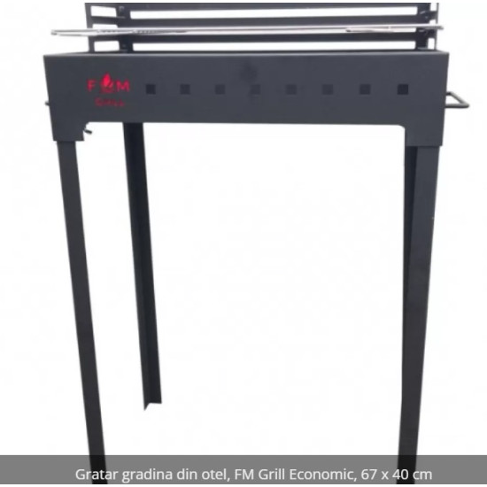 Gratar Gradina Din Otel Fm Grill Economic 67x40cm Gratar Gradina Din Otel Fm Grill Economic 67x40cm