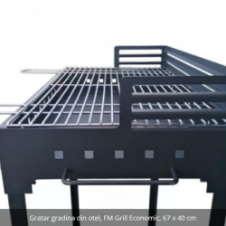 Gratar Gradina Din Otel Fm Grill Economic 67x40cm