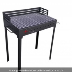 Gratar Gradina Din Otel Fm Grill Economic 67x40cm