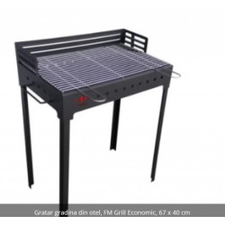 Gratar Gradina Din Otel Fm Grill Economic 67x40cm
