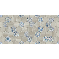 Gresie Portelanata Cesarom Camino Multicolor 60x30 Cm 6060-0193 Interior/exterior (1.26 Mp/cut)