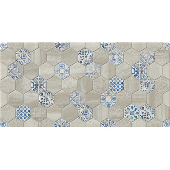 Gresie Portelanata Cesarom Camino Multicolor 60x30 Cm 6060-0193 Interior/exterior (1.26 Mp/cut)