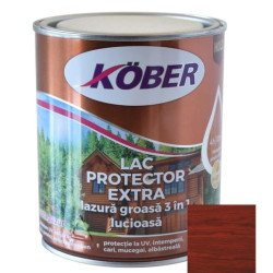 Lac Protector Extra Kober 3 In 1 Pt Lemn Int/ext Mahon 0.75 L