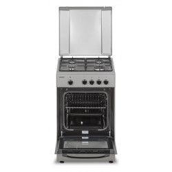 Aragaz Heinner Hfsc-sme50sl Gaz 4 Arzatoare 50cm Argintiu Aragaz Heinner Hfsc-sme50sl Gaz 4 Arzatoare 50cm Argintiu