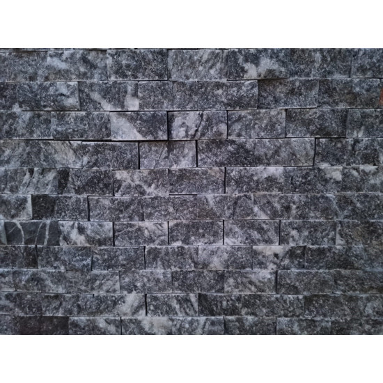 Piatra Decorativa Dark Black Marble Stone 2.3x4.8 0.53mp/cutie