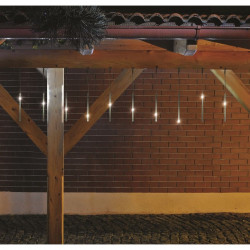 Decoratiune Sloi De Gheata 5 Buc Turturi 50 Led-uri