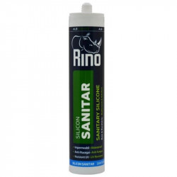 Rino Silicon Sanitar Alb 280ml