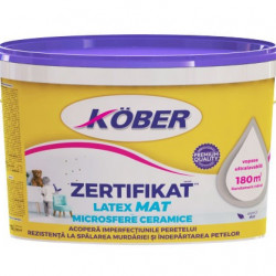 Vopsea Lavabila Zertifikat Cu Microsfere Ceramice Mat 8.5l Kober Vopsea Lavabila Zertifikat Cu Microsfere Ceramice Mat 8.5l Kober