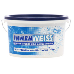 Vopsea Lavabila Innenweis Interior Alb 8.5l + Amorsa 0.9l