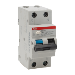 Siguranta Ab Intr Diferential 40a 1p+n C 6ka 30ma Dsh201
