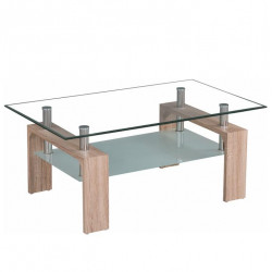 Masuta De Cafea Sticla/stejar Sonoma Libor New