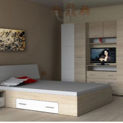 Dormitor Andrei Dulap 250x52x195/pat160x200