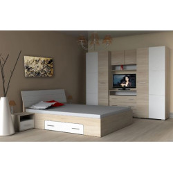 Dormitor Andrei Dulap 250x52x195/pat160x200