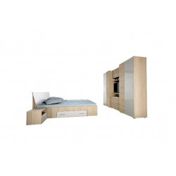 Dormitor Andrei Dulap 250x52x195/pat160x200