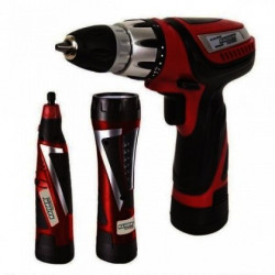Set Bormasina Acum. Biax Lanterna Li-ion 10.8v+accesorii 1300mah