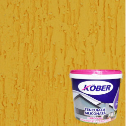 Tencuiala Decorativa Siliconata Miere Scoarta De Copac  1.5mm 25kg Kober