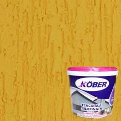 Tencuiala Decorativa Siliconata Miere Scoarta De Copac  1.5mm 25kg Kober