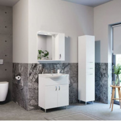 Baza Seria 001-eco 50cm Alb Cu Usi + Lavoar