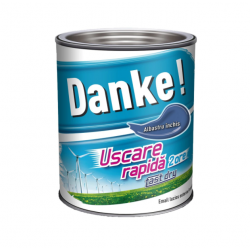 Vopsea Email Lemn / Metal Danke Uscare Rapida Int/ Ext Albastru Inchis 0.75 L