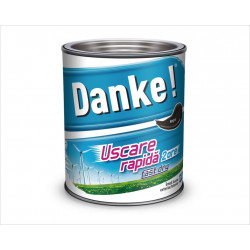 Vopsea Email Lemn / Metal Danke Uscare Rapida Int/ Ext Negru 0.75 L