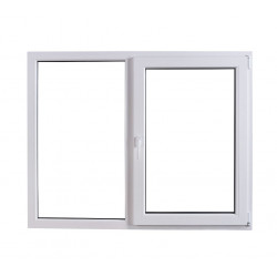 Fereastra Pvc 4cam Alb 2k Deschidere Dreapta 100x100cm