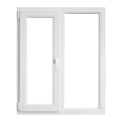 Fereastra Pvc 4cam Alb 2kdsst+f 116x116cm