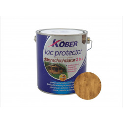Lac Protector Kober  Lazura Subtire 2 In 1 Stejar Inchis 0.75 L