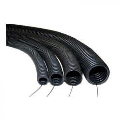 Tub Flexibil Pvc Sarma 16mm 320n Negru 50m