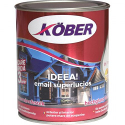 Vopsea Email Ideea Lemn/metal Kober Int/ext Verde Luminos 0.75l