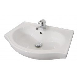 Baza Seria 001 Eco 60cm Alb+lavoar Paris 60 Baza Seria 001 Eco 60cm Alb+lavoar Paris 60