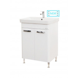 Baza Seria 501 Cu Sertare 60 Cm Luxury Alb+lavoar Colora 60cm