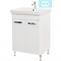 Baza Seria 501 Cu Sertare 60 Cm Luxury Alb+lavoar Colora 60cm