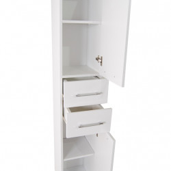 Coloana Seria 001 Sole 2 Usi+2 Sertare Alb