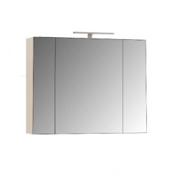 Kit Oglinda Serena 90 Cm Alb