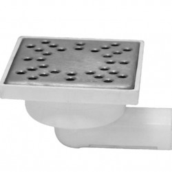Sifon Pardoseala Lateral Inox Ø40 (100x100mm)