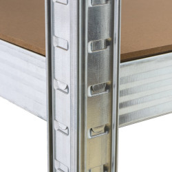 Raft Galvanizat Argintiu Rotor 90wx45dx180h Cm 175kg Nivel 5 Nivele