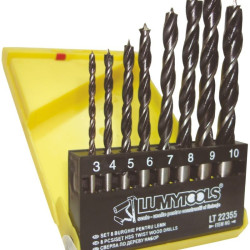 Set 8 Burghie Pentru Lemn. 3-10 Mm