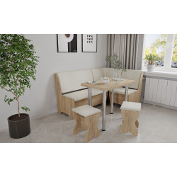 Set Coltar Bucatarie Tunis Stejar Auriu