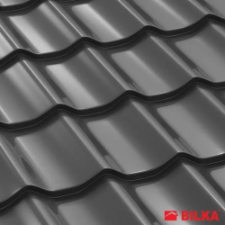 Tigla Metalica Bilka Clasic 0.40mm Lucios Ral7024 (7 Pasi 2.59x1.2 Mp/buc) Tigla Metalica Bilka Clasic 0.40mm Lucios Ral7024 (7 Pasi 2.59x1.2 Mp/buc)
