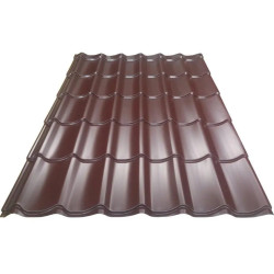Tigla Metalica Wetterbest Clasic 0.45mm Ral8017 Lucios (10 Pasi 3.64x1.2 Mp/buc)